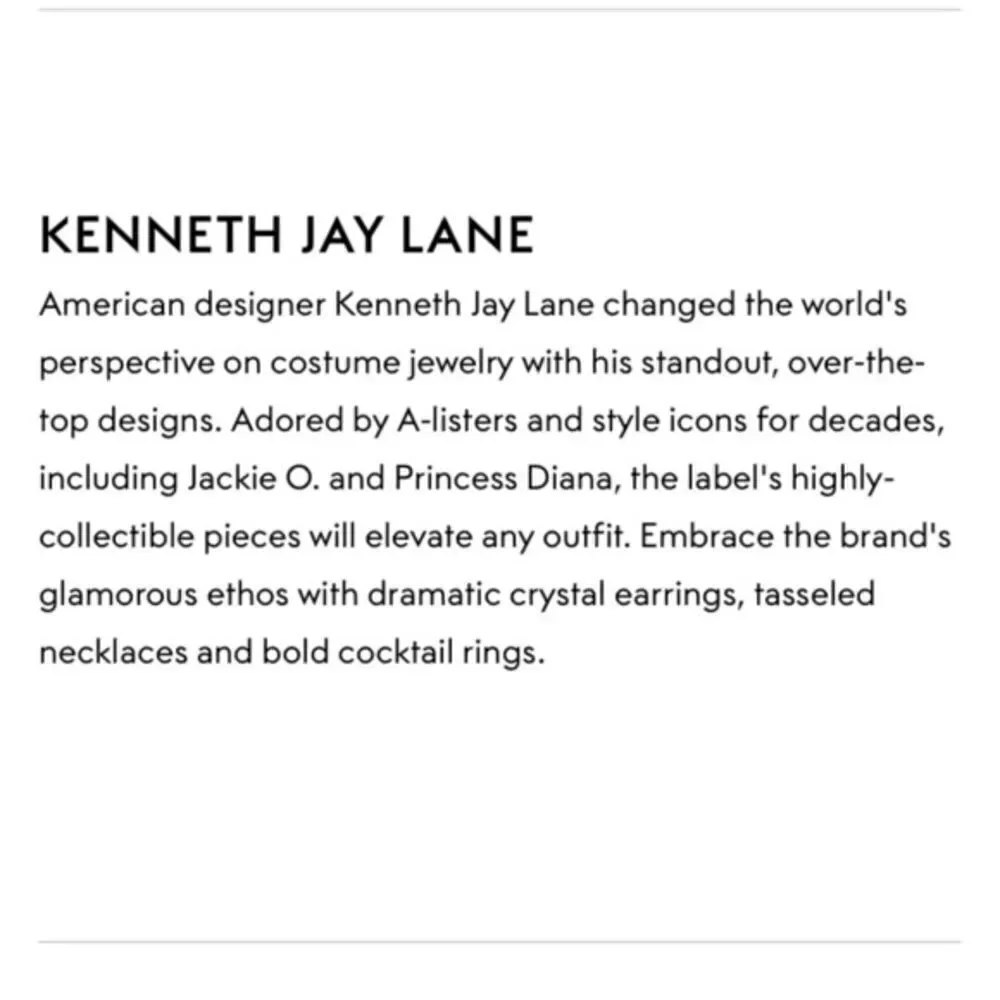 KENNETH Jay Lane Earrings - Picture 5 of 7